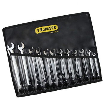 史丹利（STANLEY）TK924-23C 12件公制棘开两用快扳套装