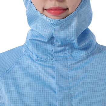 星工（XINGGONG）企业定制防静电连体服 网格防静电工作服 洁净服无尘服防护服要可绣字 千级静电连体XGJ-Q1