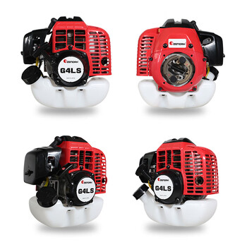 锐尔（real）二冲程割草机小松G4LS发动机大马力侧挂式燃油打草机小型多功能开荒除草机 侧挂式