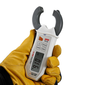 华盛昌（CEM）FC-22数字钳形表 高精度真有效值电流表 全自动数显交流电工电流表