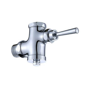 星期十 手扳小阀体-1寸DN25 铜入墙式冲洗阀蹲便器脚踏式冲洗阀 入墙式厕所冲洗阀定制