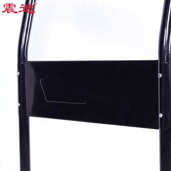 震迪钢制小推车平板拉货车搬运小推车可定制SD0592五寸轻音轮小拖车