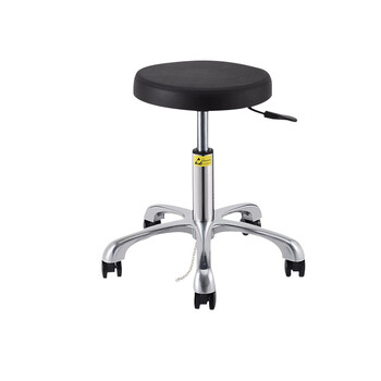 知旦静电椅工作台椅子铝合金脚LL1039脚轮款