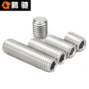 腾驰（CT）009 内六角平端紧定螺钉 DIN913 304不锈钢  M5*10（300支/包）