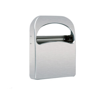 益美得 LSL33317 加厚不锈钢酒店抽纸盒一次性马桶坐厕纸盒厕所马桶坐垫纸架1/2折坐便垫纸巾盒 玫瑰金