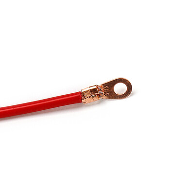 企桥 OT系列铜开口接线裸端子开口鼻冷压端子铜鼻子 OT-10A (100个） 