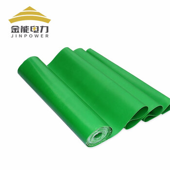 金能电力 绿色配电房绝缘胶垫 15kv高压绝缘胶皮地垫6mm厚5m/卷 40卷起订