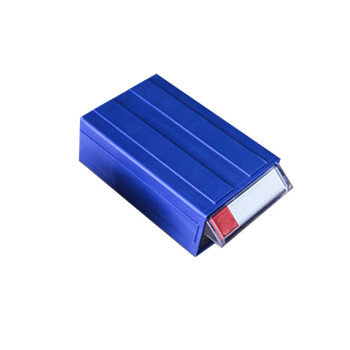 谋福 9542 加厚组合式塑料零件柜 抽屉式元件盒积木式物料盒 五金盒子 （F2 蓝壳款 185*110*60）