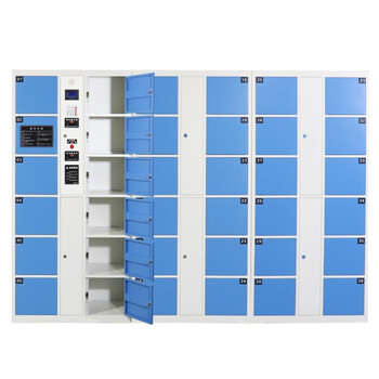 知旦 36门条码存包柜 工厂储物柜超市商场智能电子储物寄存柜车间存包柜手机存放柜 CB-36T