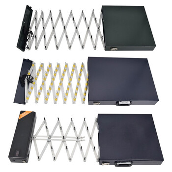 战术国度 8米手动加强版阻车器 便携式伸缩阻车路障免安装阻车钉道路阻车破胎防爆反恐维稳 藏青色