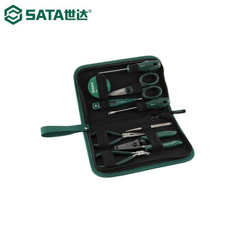 世达（SATA）03750 9件电子工具组套