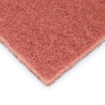 金固牢 KCly-47 金刚砂清洁百洁布洗碗布 （10片）除油清洁布耐磨除锈尼龙刷锅抹布 红色