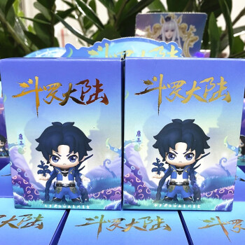斗罗大陆动画盲盒唐三小舞手办娃娃史莱克七怪潮玩动漫周边桌面汽车