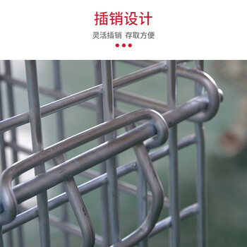 震迪仓储笼折叠式金属快递分拣笼带轮承重1200kg可定制SD0937