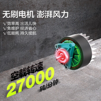 威克士（WORX）WU231.9锂电强力吹风机鼓风机  （裸机不含电池充电器）