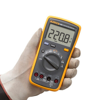 FLUKE 15B+数字万用表 掌上型多用表自动量程带背光仪器仪表15B+