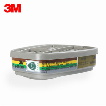 3M 6006CN滤毒盒 防护有机蒸气氯化氢氟化氢 搭配面具使用 6006