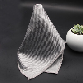 星工（XINGGONG）无尘擦拭布 食品厂无尘车间洁净抹布 干湿两用 不掉毛 30*30灰色*1条