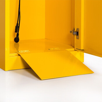 京顿JINGDUN 气瓶柜防爆柜实验室工厂压缩气体储存安全柜 黄色三瓶柜