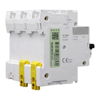 施耐德电气 空气开关断路器 大额定电流 C120H 3P D 80A A9N19814