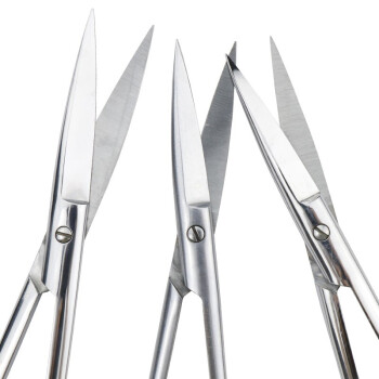冰禹 BY-103 实验用剪刀 不锈钢实验室剪 手术剪刀 手术直尖22cm