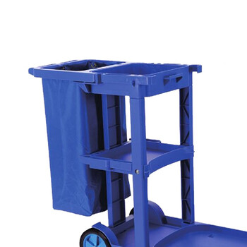 超宝（CHAOBAO）D-11 多用途清洁手推车 蓝色 收集车手推车清洁工作车 清洁工作车