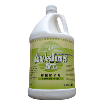 超宝（CHAOBAO）DFF005 柠檬家私蜡 家具皮革地板保养剂 3.8L*1/桶