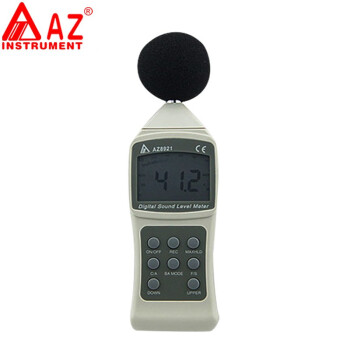 AZ 8921 噪音计数显噪音测试仪噪声分贝计测试仪检测仪分贝器数字声级计测声仪 1年维保