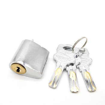 汇创佳（WHITERC）防火门锁 C级防盗锁芯通道锁心消防门 全铜超c级锁芯【单开/3把钥匙】 