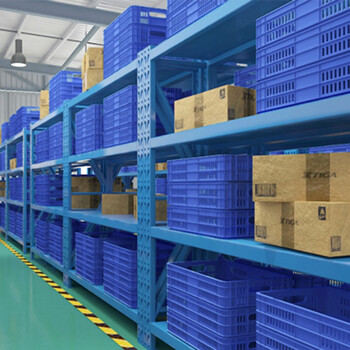 京酷KINKOCCL加厚塑料周转箱五金零件盒塑料筐物料收纳盒可配盖养龟箱白色长347*宽248*高94mm