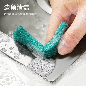 3M思高6105百洁布 洗碗布厨房去油污超洁净内含金刚砂抹布 5片装