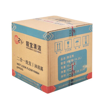 超宝（CHAOBAO）DFF031 二合一洗发/沐浴露酒店宾馆会所健身房洗发水沐浴乳保湿温和通用 3.8L/桶