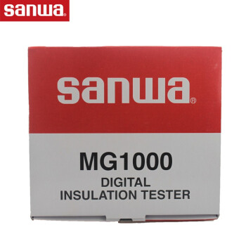 sanwa MG1000 三和数显绝缘电阻测试仪数显电子摇表兆欧表三挡位1000V 1年维保