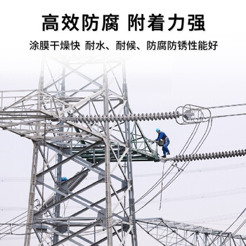 阿斯密 ASMES AS6321 工业环保防腐防锈水漆 钢结构通讯电力维护专用水漆 5kg 朱红