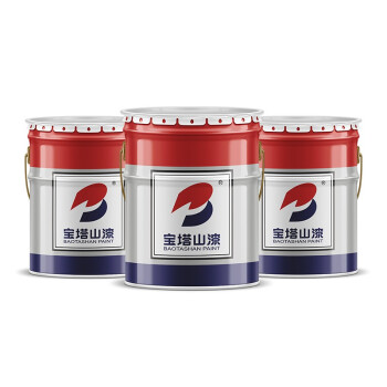 宝塔山漆 醇酸调和漆 油漆 红色18kg/桶 企业定制
