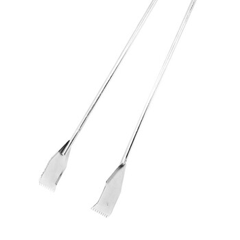 金固牢 KCly-11 加长电镀不锈钢色垃圾夹子 火钳 夹拾物器 取物器 碳夹 环卫垃圾钳 30.5cm