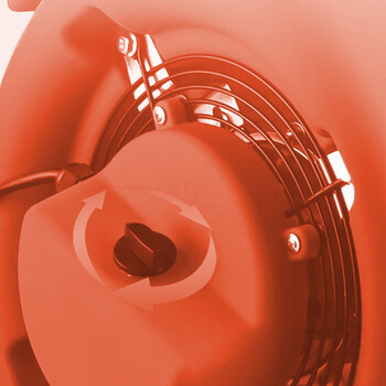 圣极光清洁吹风机拉杆式超市鼓风机移动吹地机橙色G2541可定制1000W