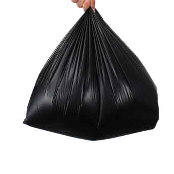 源恒达 塑料平口垃圾袋 100*90cm 50只/包 黑色 大号垃圾袋 YHD-2132592 物业办公室户外企业结实耐用加厚