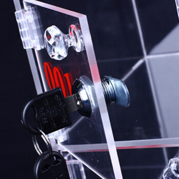 圣极光手机透明存放柜亚克力储藏柜单位手机保管箱G2349可定制9门