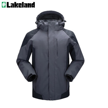 雷克兰(Lakeland)PR10户外冲锋衣短款防寒服防风登山服滑雪服 (不含内胆) PR10 灰色 L