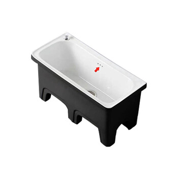 星期十池陶瓷洗拖把池拖布池落地式洗拖布池黑白171+一键排污+入墙龙头75cm*35cm*41cm定制