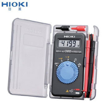 日置（HIOKI）3244-60 卡片式数字万用表多用表三用表复用表交直流500V 主机3年维保