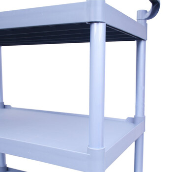 白云清洁（baiyun cleaning）AF08171 多用途三层推车 酒店仓盘收集车酒水车清洁车