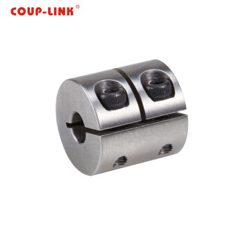 COUP-LINK 卡普菱 刚性联轴器 SLK13-C32(32X32) 不锈钢联轴器 夹紧螺丝固定微型刚性联轴器