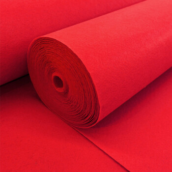 豫之韵 吸尘吸水地垫红毯加厚一次性结婚开业地毯迎宾婚庆店铺门口楼梯红色2.5mm厚 2米宽 10米长 需要定制