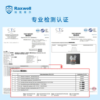 Raxwell 尼龙针织PU浸胶手套掌浸 柔软透气薄款XL码 10副 RW2443