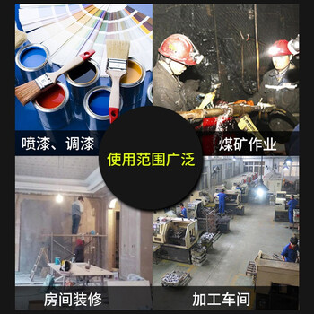 普达 过滤式自吸防毒面具防氯气蒸汽无机气体化工喷漆粉尘 4003全面罩+1号金属小罐