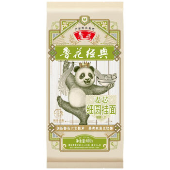 鲁花经典麦芯细圆挂面600g