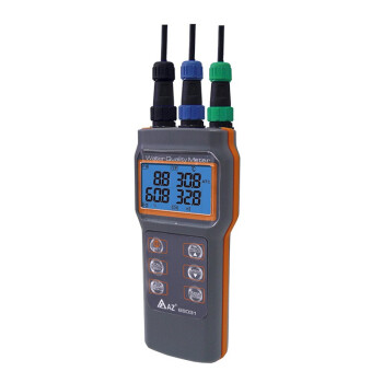 AZ 86031 便携式水质检测仪溶氧仪ph酸度计TDS电导率盐度测试仪带温度测试 1年维保