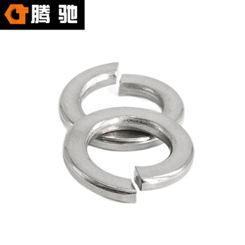 腾驰（CT）043 弹垫 DIN127 316不锈钢开口弹垫 弹簧垫圈 螺丝圆形垫片  φ8（200个）